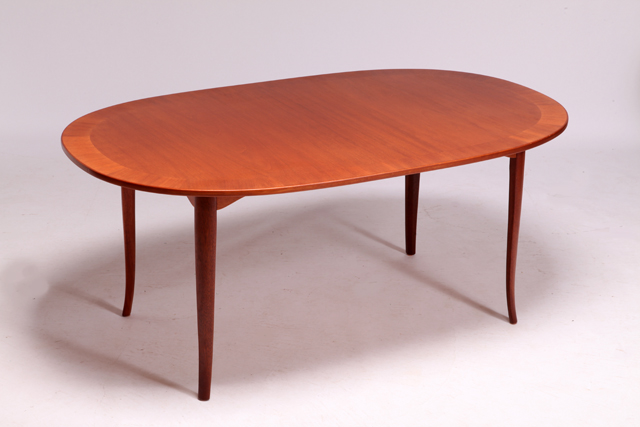Oval coffee table by Carl Malmsten