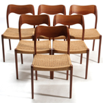 Dining chair Model 71 by Møller