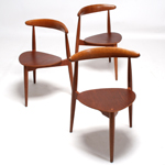 Heart chairs (FH 4103) by Hans J. Wegner