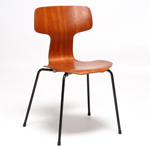 AJ 3103 in teak with black legs