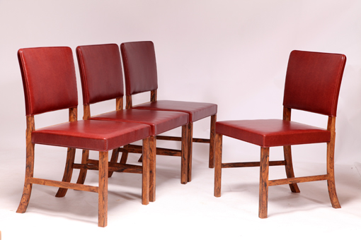 Dining chairs in rosewood