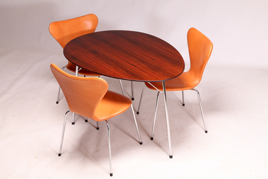 Egg table rosewood Arne Jacobsen アルネヤコブセン Swanky Systems