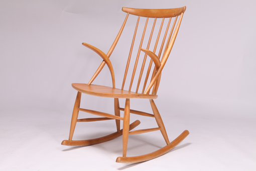 Rocking chair by Illum Wikkelsø