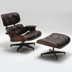 Early Herman Miller Rosewood Lounge Chair & Ottoman