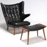 Papa Bear chair & stool AP19 & AP 29 by Hans J Wegner