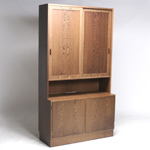Shelf with cabinet by Aage Hundevad