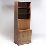 Bookshelf with desk by Aage Hundevad