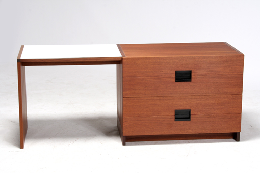 Dressing case with extension table by Cees Braakman