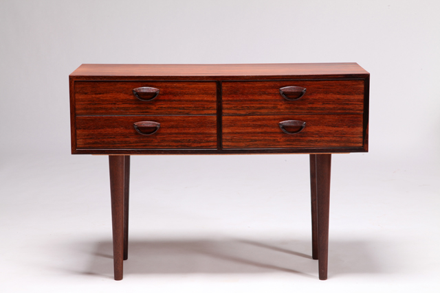 Chest of drawers in rosewood by Kai Kristiansen