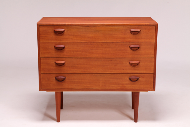 Chest of drawers in teak by Kai Kristiansen