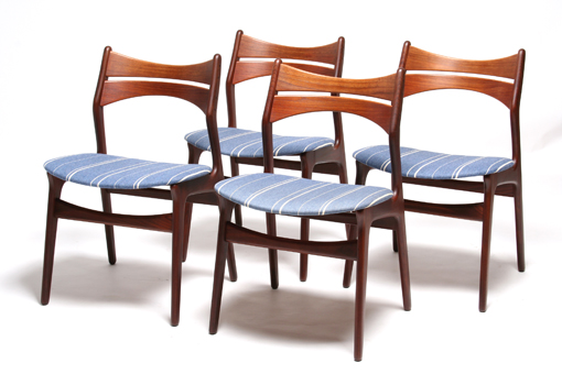 Dining chairs by Erik Buck