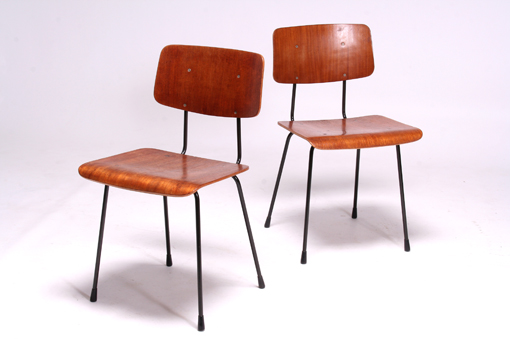 Dining chairs by Wim Rietveld