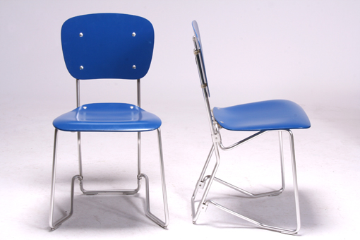 Alu-Flex stacking chairs