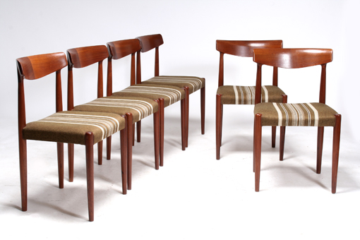 Model 343 Dining chairs by Knud Faerch