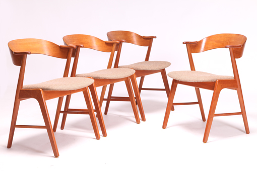 Dining chairs by Kai Kristiansen