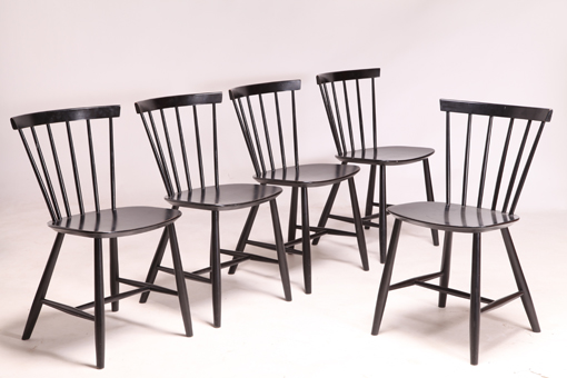 Dining chairs by Poul M. Volther