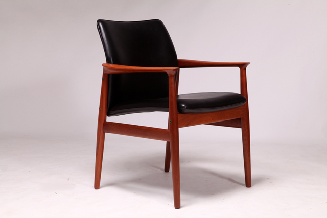 Armchair in teak by Grete Jalk