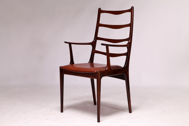 Armchair in rosewood by Johannes Andersen