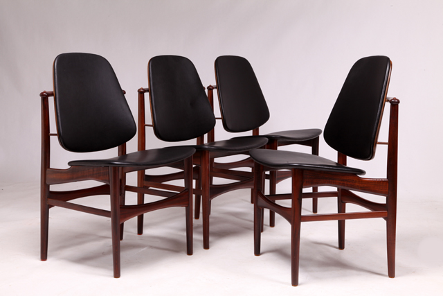 Dining chairs by Arne Hovmand-Olsen