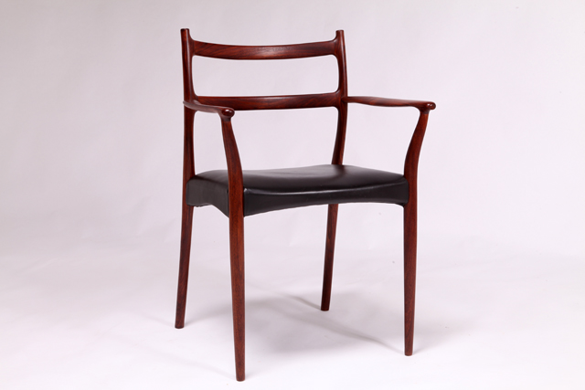 Armchair in rosewood by Søren Ladefoged & Søn