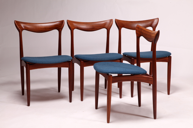 Dining chair in teak by Henry Walter Klein