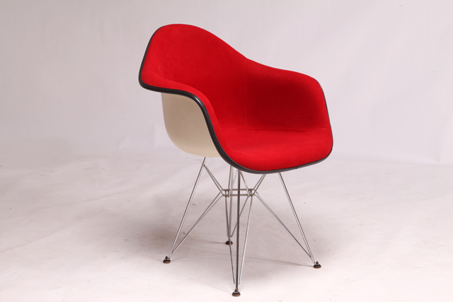 Arm shell chair w/eiffel base by Charles and Ray Eames