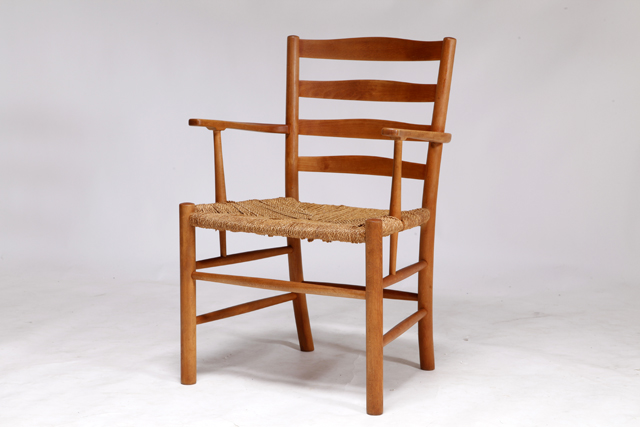 Church chair with arm by Kaare Klint