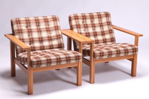 Moduline easy chairs by Ole Gjerløv-Knudsen