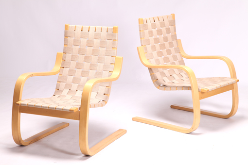 Model 406 armchair by Alvar Aalto