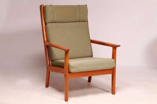 GE265 high back in teak by Hans J. Wegner