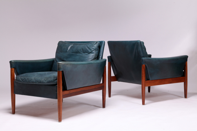 Easy chair in rosewood by Kurt Østervig