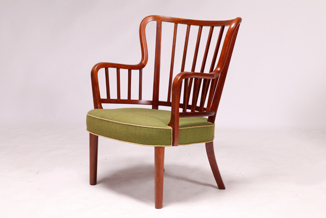 Easy chair in cuban mahogany