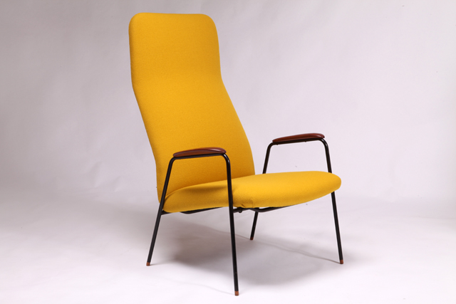 “Contour” adjustable high back lounge chair by Alf Svensson