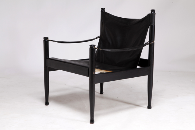 Safari chair in leather by Erik Wørts