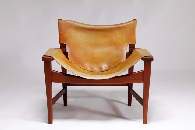 Sling chair in teak by Illum Wikkelsø