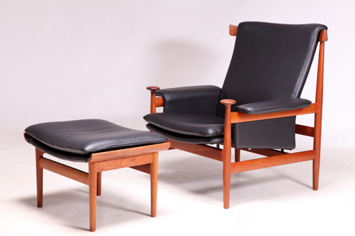 Bwana chair with ottoman by Finn Juhl