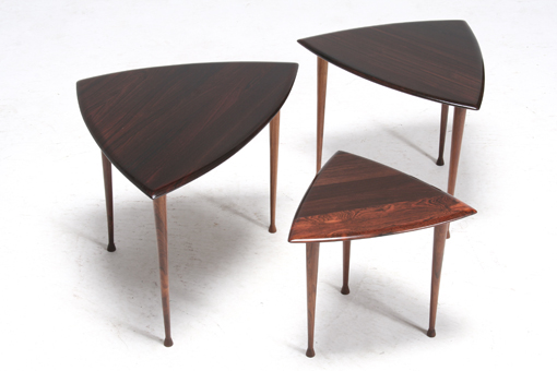 Nesting tables in rosewood
