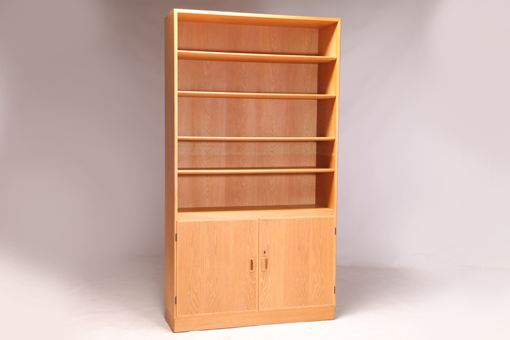 Bookshelf with cabinet by Børge Mogensen