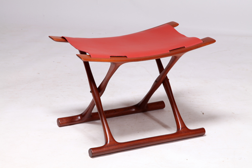 Egyptian folding stool by Ole Wanscher