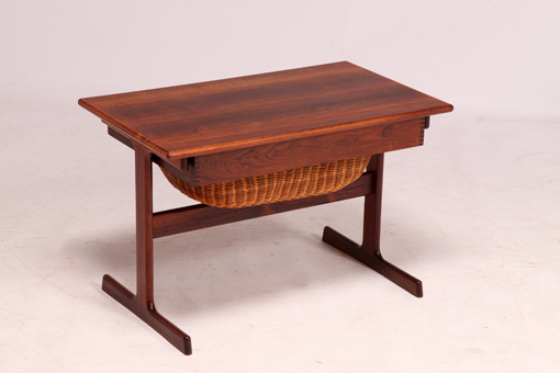 Sewing table with drawer & basket by Kai Kristiansen