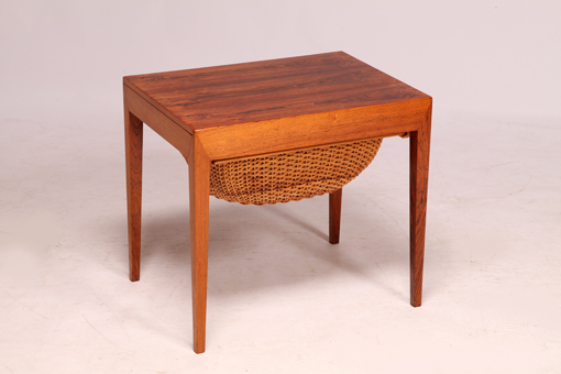 Sewing table in rosewood by Severin Hansen