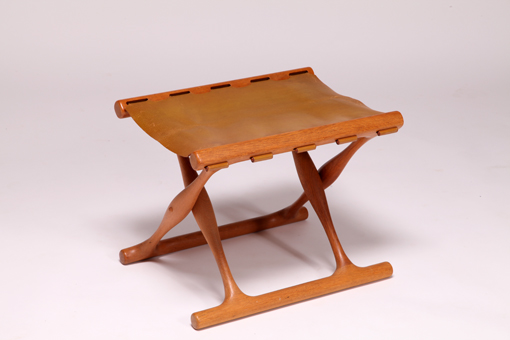 Gold Hill folding stool by Poul Hundevad