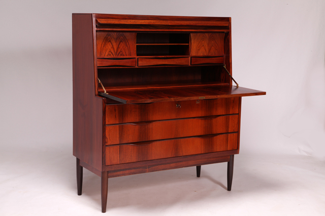 Bureau in rosewood by Erling Torvits