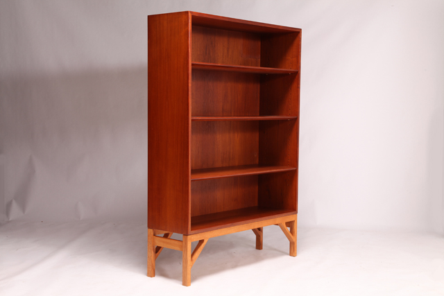 Bookcase in teak & oak by Børge Mogensen