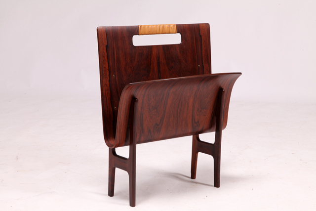 Magazine stand in rosewood by Ejnar Larsen