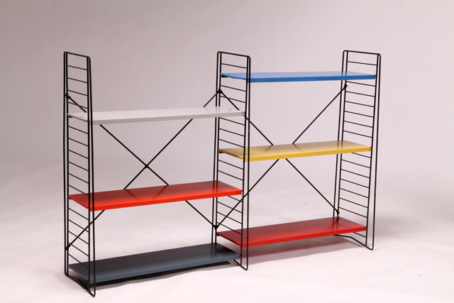 Freestanding shelving by A. D. Dekker