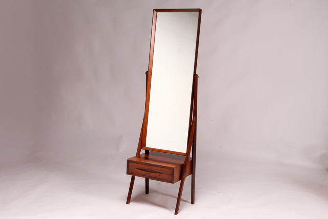 Dressing mirror in rosewood