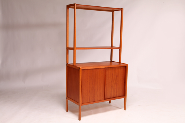 Bookcase in teak & oak by Bertil Fridhagen