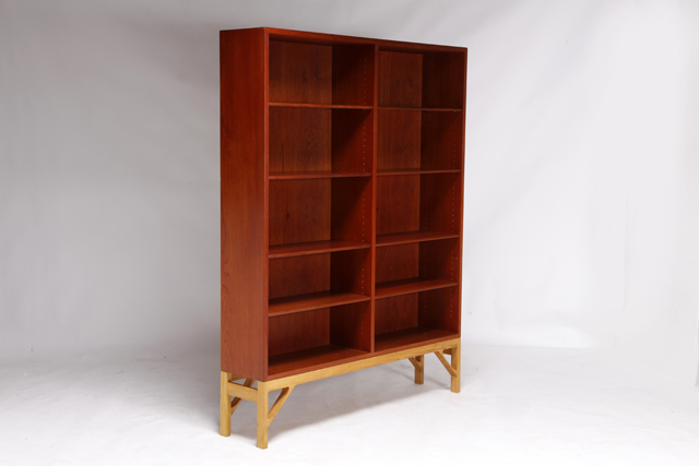 Bookcase in teak & oak by Børge Mogensen