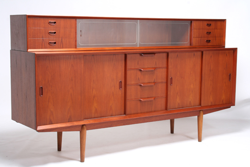 Sideboard with glass doors
